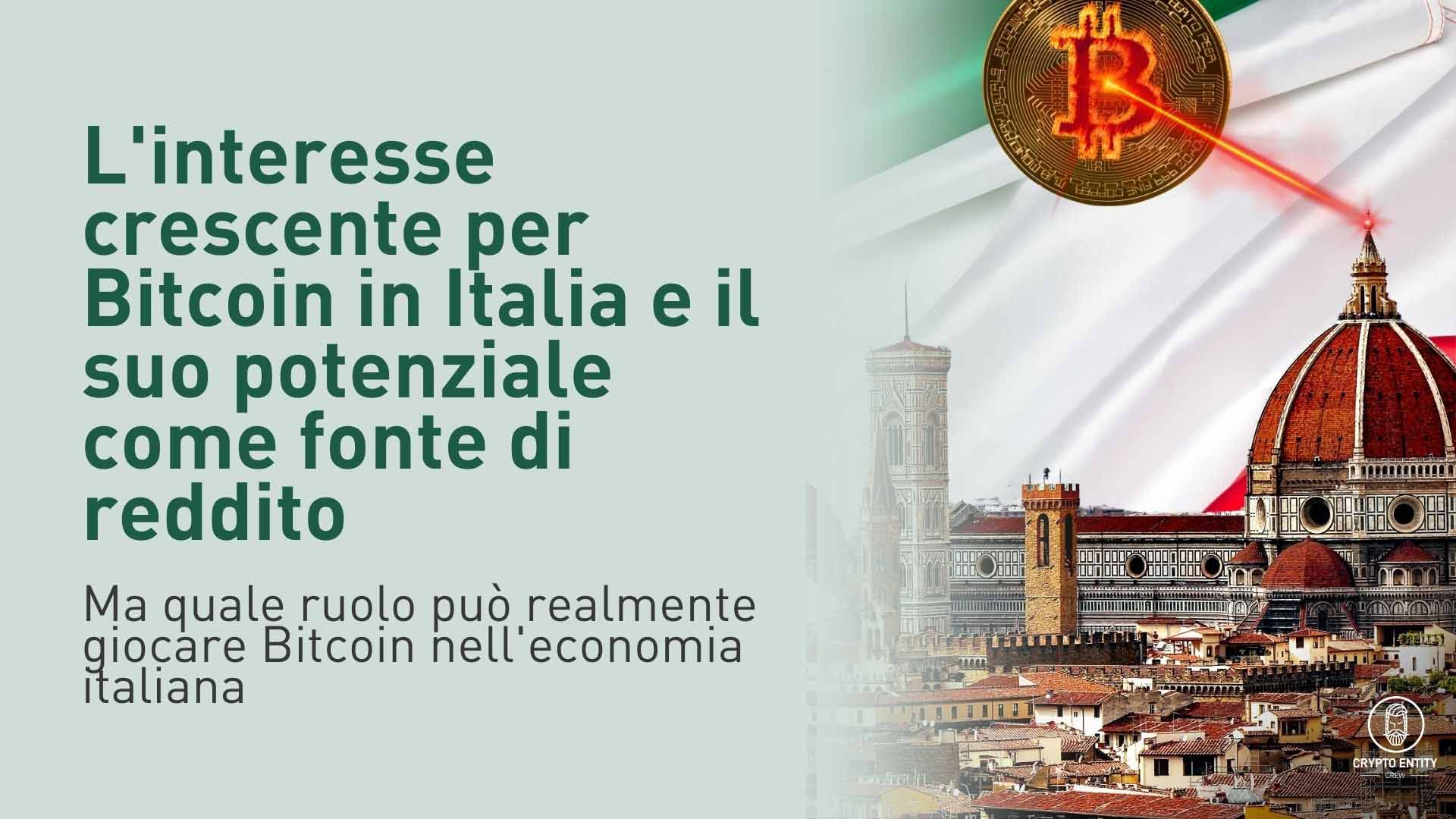 bitcoin italia fonte reddito